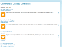 Tablet Screenshot of commercialcanopyumbrellas.blogspot.com