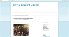 Desktop Screenshot of evhsstudentcouncil.blogspot.com