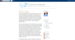 Desktop Screenshot of enjoyfitness.blogspot.com