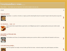 Tablet Screenshot of gourmandisezvous.blogspot.com