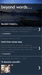 Mobile Screenshot of mashbeyondwords.blogspot.com