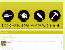 Tablet Screenshot of koreandadscancook.blogspot.com