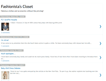 Tablet Screenshot of afashionistascloset.blogspot.com