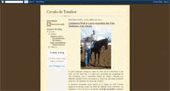 Desktop Screenshot of cavalodetambor.blogspot.com