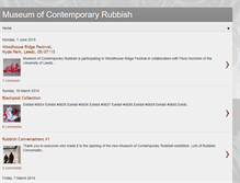Tablet Screenshot of museumofcontemporaryrubbish.blogspot.com