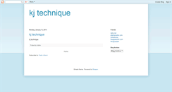Desktop Screenshot of kj-technique.blogspot.com
