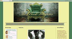 Desktop Screenshot of book-whisperer.blogspot.com