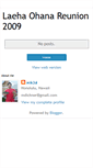 Mobile Screenshot of laehaohanareunion2009.blogspot.com