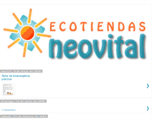 Tablet Screenshot of ecotiendaneovital.blogspot.com