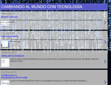 Tablet Screenshot of cambiandoalmundocontecnologia.blogspot.com