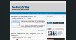 Desktop Screenshot of ilmukomputerplus.blogspot.com