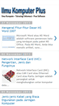 Mobile Screenshot of ilmukomputerplus.blogspot.com