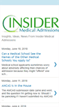 Mobile Screenshot of insidermedicaladmissions.blogspot.com