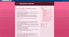 Desktop Screenshot of creciendocontigo9meses.blogspot.com