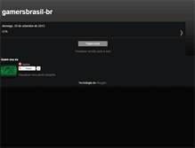 Tablet Screenshot of gamersbrasil-br.blogspot.com