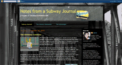 Desktop Screenshot of notesfromasubwayjournal.blogspot.com