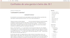 Desktop Screenshot of confissoesdeumagarotaabeirados30.blogspot.com