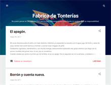 Tablet Screenshot of fabricadetonterias.blogspot.com