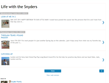 Tablet Screenshot of lifewiththesnyders.blogspot.com