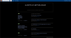 Desktop Screenshot of alentejometablogue.blogspot.com