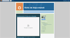 Desktop Screenshot of manoli-floresdemayo-manoli.blogspot.com