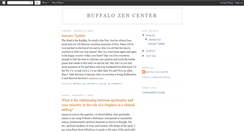 Desktop Screenshot of buffalozencenter.blogspot.com