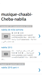 Mobile Screenshot of musique-chaabi-cheba-nabila.blogspot.com