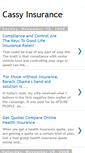 Mobile Screenshot of cassyinsurance.blogspot.com
