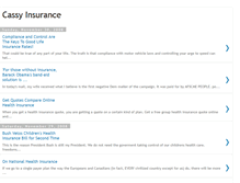 Tablet Screenshot of cassyinsurance.blogspot.com
