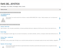 Tablet Screenshot of fansdeljoystick.blogspot.com