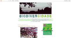 Desktop Screenshot of biodivercidade-esav.blogspot.com