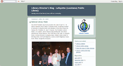 Desktop Screenshot of lafayettepubliclibrary.blogspot.com