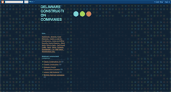 Desktop Screenshot of delaware-construction.blogspot.com