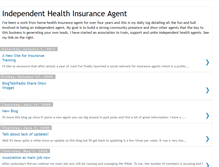 Tablet Screenshot of healthinsuranceagency.blogspot.com