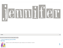 Tablet Screenshot of jenjensen.blogspot.com
