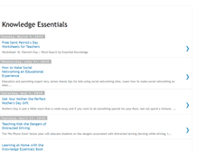 Tablet Screenshot of knowledgeessentials.blogspot.com