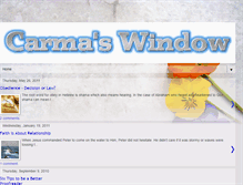 Tablet Screenshot of carmaswindow.blogspot.com