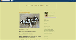 Desktop Screenshot of littletonsbrittany.blogspot.com