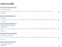 Tablet Screenshot of mellisworld86.blogspot.com