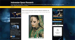 Desktop Screenshot of indonesianspaceresearch.blogspot.com