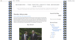 Desktop Screenshot of antimormon.blogspot.com