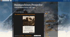 Desktop Screenshot of baumaschinenprospekte.blogspot.com