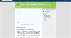 Desktop Screenshot of greenblood-wheatgrass.blogspot.com