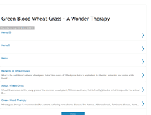 Tablet Screenshot of greenblood-wheatgrass.blogspot.com