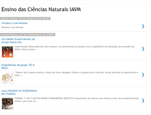 Tablet Screenshot of cienciasnaturaisavm.blogspot.com