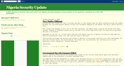 Desktop Screenshot of nigeriasecurityupdate.blogspot.com