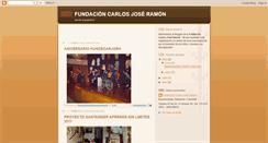 Desktop Screenshot of fundacioncarlosjoseramon.blogspot.com