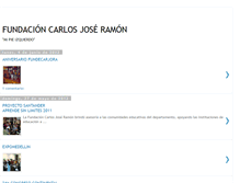 Tablet Screenshot of fundacioncarlosjoseramon.blogspot.com