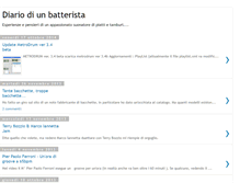 Tablet Screenshot of diariodiunbatterista.blogspot.com