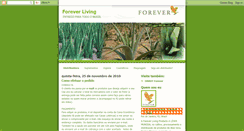 Desktop Screenshot of foreverliving-rj.blogspot.com